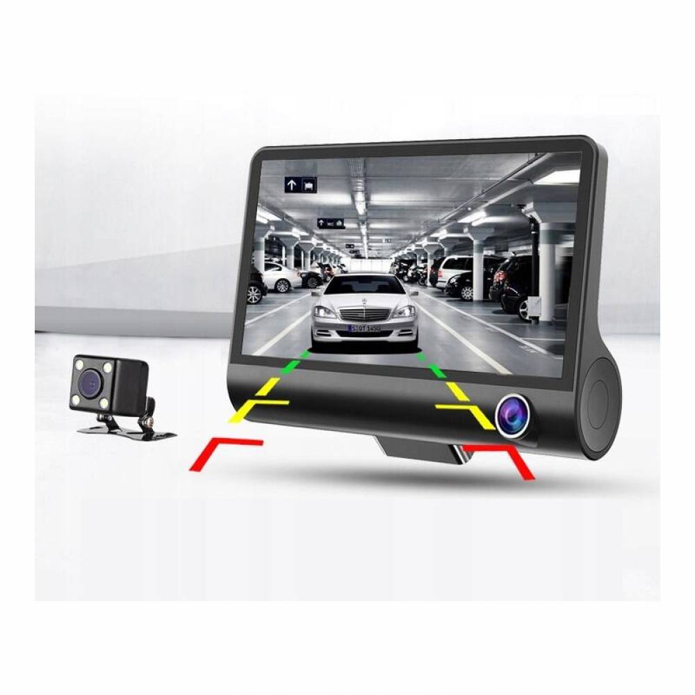 Camera video DVR auto, 3 camere, fata-spate-interior, Full HD 1296P, cu WiFi, ecran 4'', microSD, G-Sensor, montare parbriz sau oglinda, CHS-J-909DVR-3 247Lighting Camera video DVR auto, 3 camere, fata-spate-interior, Full HD 1296P, cu WiFi, ecran 4'', microSD, G-Sensor, montare parbriz sau oglinda, CHS-J-909DVR-3 247Lighting
