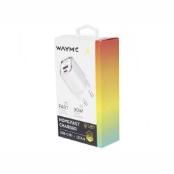 Incarcator rapid cu 2 USB-uri, priza 220V, 5V, 30W, USB-C, USB-A, 63045 MyWay