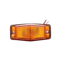 Lampa gabarit 130x54, bec R10W, 12-24V, galbena, Double Burner, FR0221 Formplas