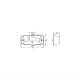 Lampa gabarit 130x54, bec R10W, 12-24V, galbena, Double Burner, FR0221 Formplas