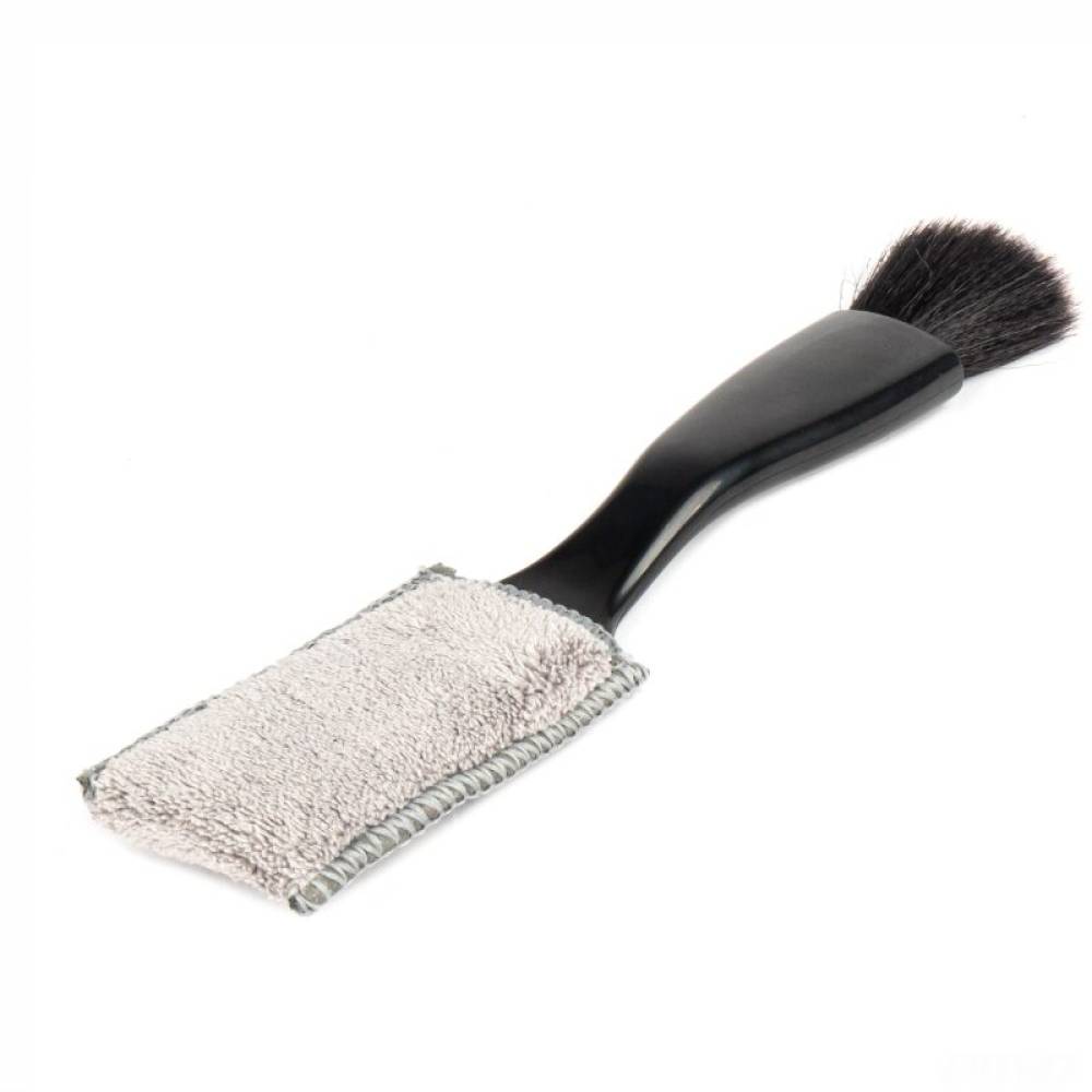 Pensula delicata pentru detailing, 2in1, interior, cu laveta curatare grila aerisire, 03979 Amio
