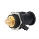 Borna auxiliara alimentare baterie, 250A, 12V-48V, surub M10, 3/8, negru minus cu capac, acces rapid, 03813 TruckLed