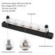 Conector fire electrice universal, 4 poli, 12-48V, 150A, cu capac, busbar, bara colectoare,  03808 TruckLed