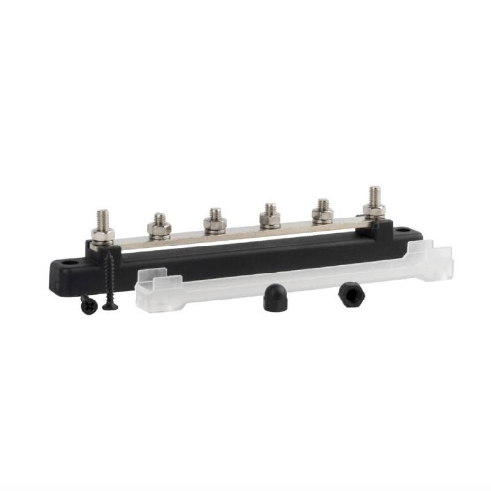 Conector fire electrice universal, 4 poli, 12-48V, 150A, cu capac, busbar, bara colectoare,  03808 TruckLed