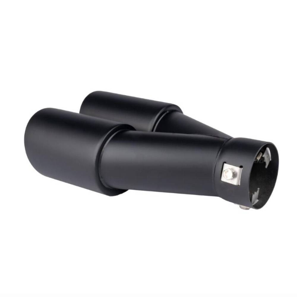 Ornament toba, interior 32-52, exterior 160x76, L245, dublu, negru mat, 04063 Amio
