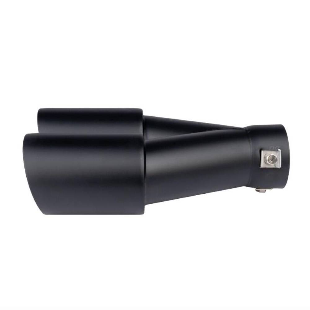 Ornament toba, interior 32-52, exterior 160x76, L245, dublu, negru mat, 04063 Amio
