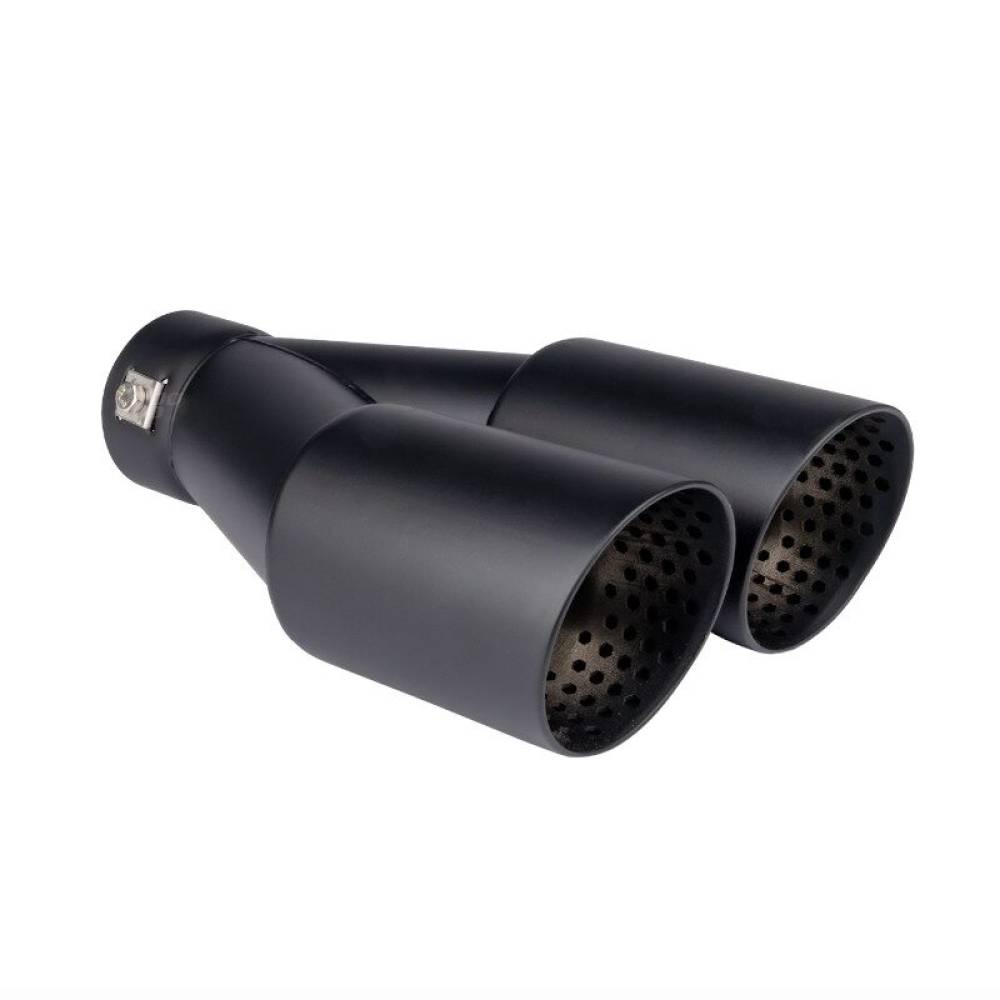 Ornament toba, interior 32-52, exterior 160x76, L245, dublu, negru mat, 04063 Amio