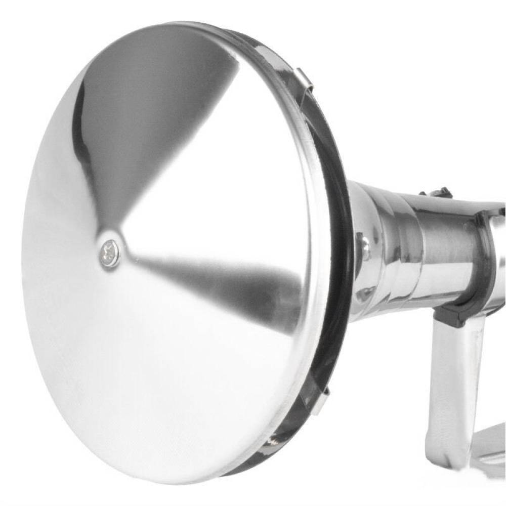 Claxon 12-24V, 120dB, 1 pipa rotunda, 52cm, crom, HighTone 04077 Amio