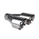 Ornament toba, interior 32-52, exterior 190x89, L245, dublu, crom, stanga, 04067 Amio