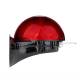 Set 2 claxoane 12V, tip melc, 125mm, 115dB, 320-390Hz, 2 tonuri, rosu, 04075 Amio