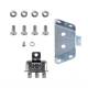Set 2 claxoane 12V, tip melc, 125mm, 115dB, 320-390Hz, 2 tonuri, rosu, 04075 Amio