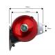 Set 2 claxoane 12V, tip melc, 125mm, 115dB, 320-390Hz, 2 tonuri, rosu, 04075 Amio