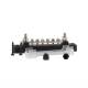 Conector fire electrice universal, 6 poli, 12-48V, 150A, cu capac, surub M6, negru minus, 03809 TruckLed
