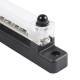 Conector fire electrice universal, 6 poli, 12-48V, 150A, cu capac, surub M6, negru minus, 03809 TruckLed