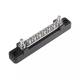 Conector fire electrice universal, 6 poli, 12-48V, 150A, cu capac, surub M6, negru minus, 03809 TruckLed