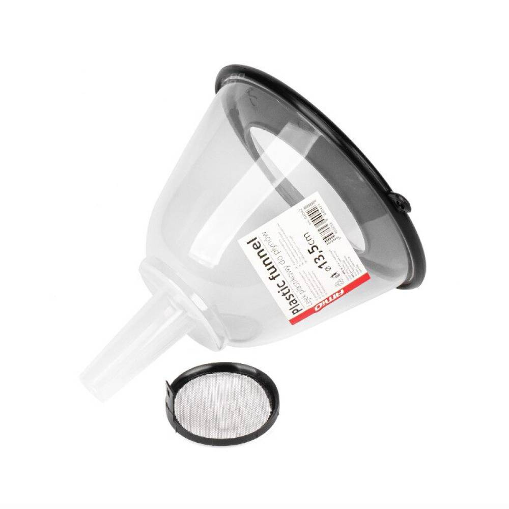Palnie plastic cu sita, fi13.5cm, alb transparent cu capac, 04042 Amio Palnie plastic cu sita, fi13.5cm, alb transparent cu capac, 04042 Amio