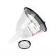 Palnie plastic cu sita, fi13.5cm, alb transparent cu capac, 04042 Amio Palnie plastic cu sita, fi13.5cm, alb transparent cu capac, 04042 Amio