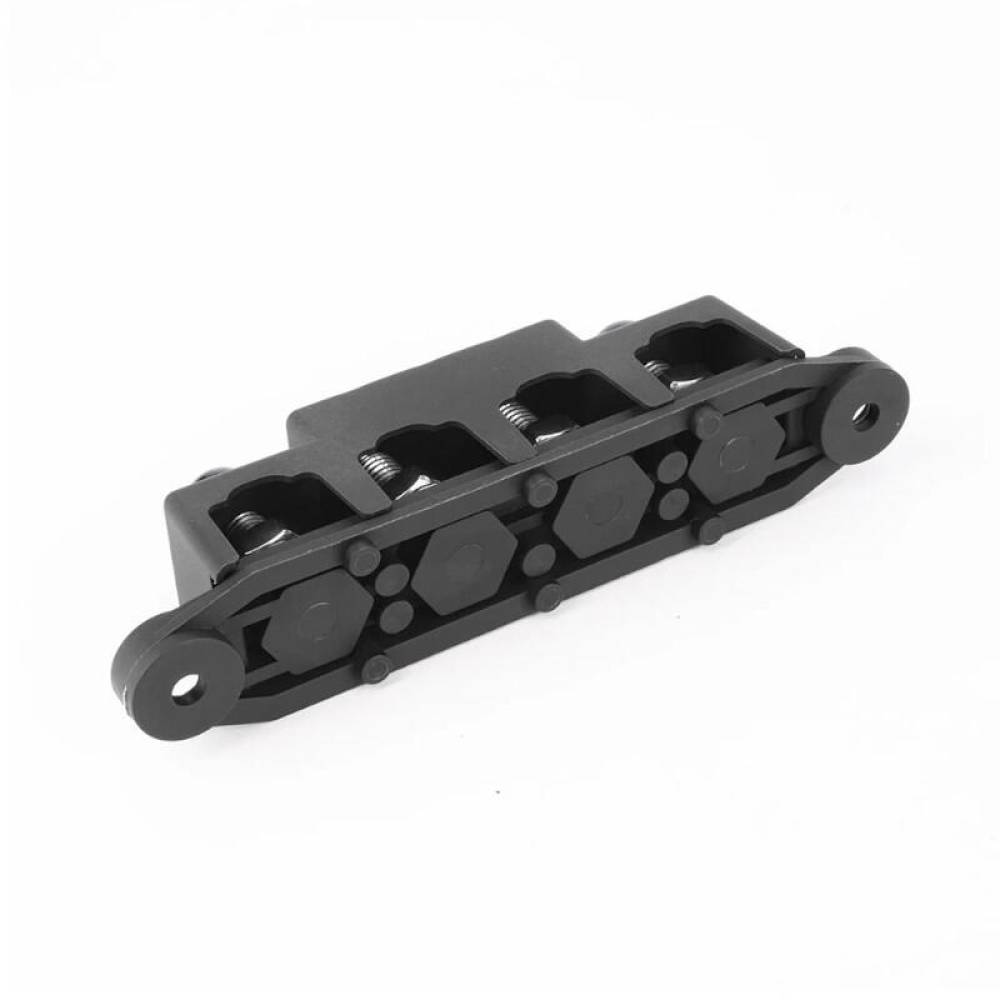 Conector fire electrice universal, 4 poli, 12-48V, 250A, cu capac, surub M10, negru minus, 03811 TruckLed