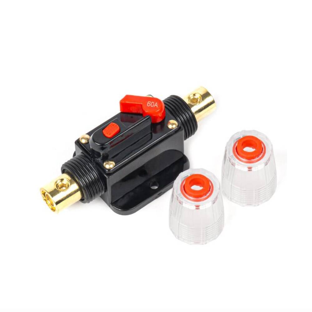 Siguranta automata rearmabila cu reset, cilindrica, 60A, 12-48V,  03819 Amio 