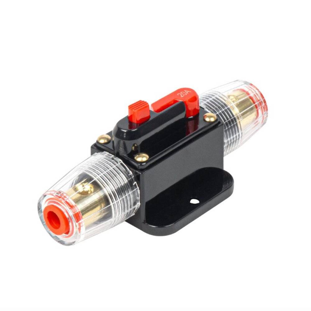 Siguranta automata rearmabila cu reset, cilindrica, 20A, 12-48V, 03815 Amio 
