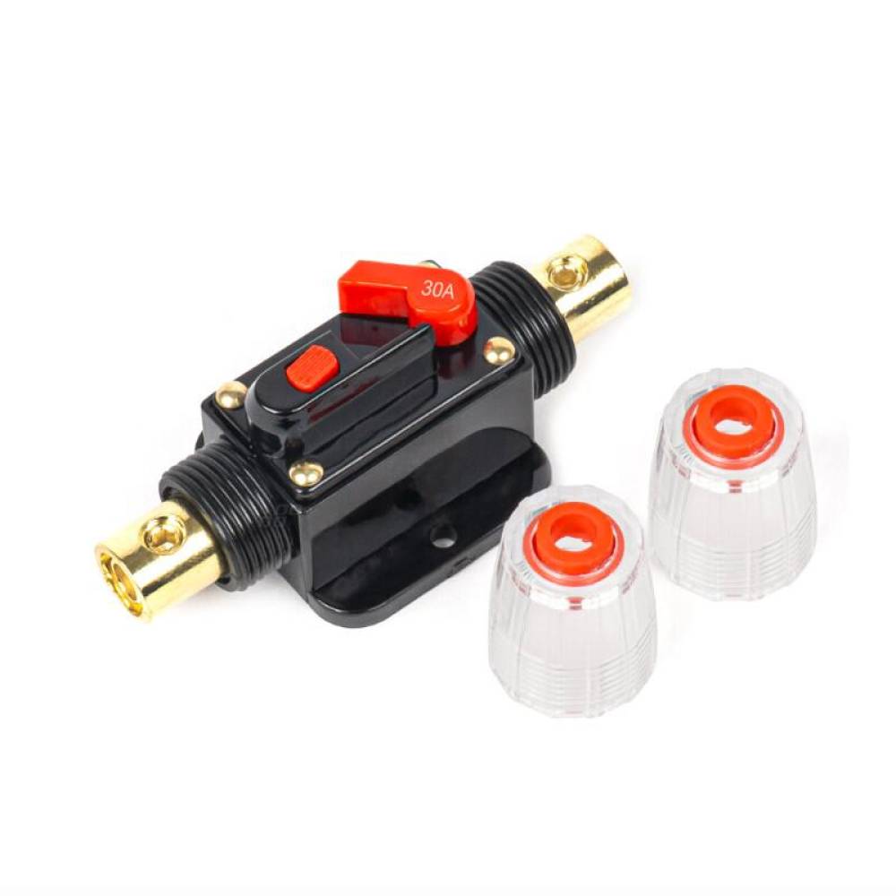 Siguranta automata rearmabila cu reset, cilindrica, 30A, 12-48V, 03816 Amio 