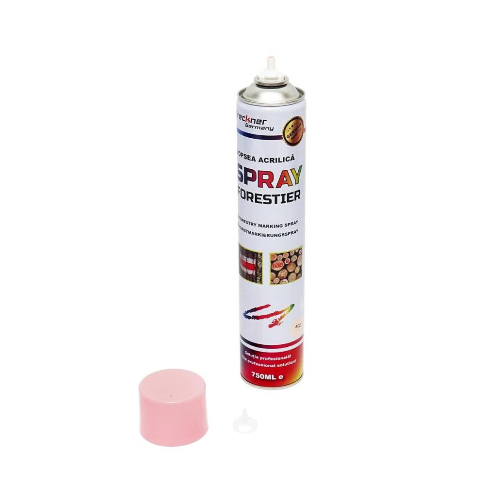 Spray vopsea marcaj forestier 750ml Roz BK1S115