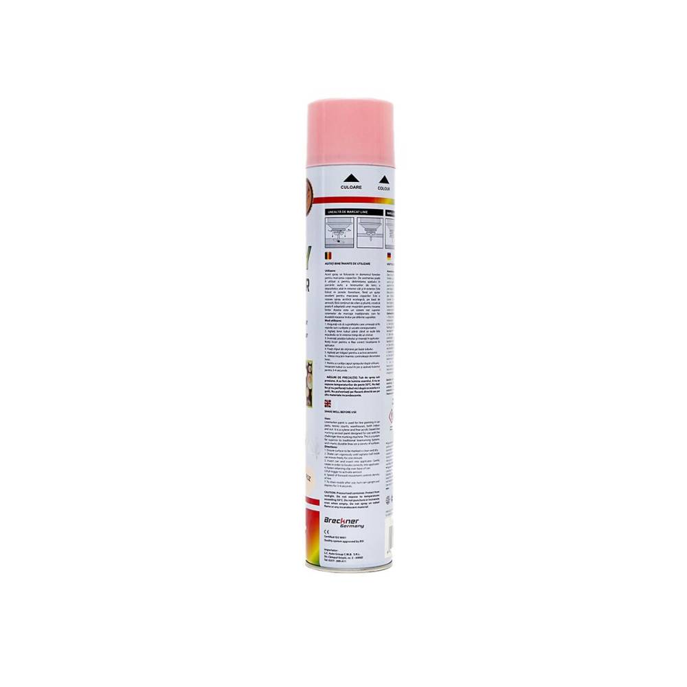 Spray vopsea marcaj forestier 750ml Roz BK1S115