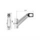 Lampa spate 372x129 cu lampa gabarit LED, 5 functii, cu triunghi, ceata si mers inapoi, 24V, mufa 7 pini, stanga, EASYCONN II, M711421 Mars Lampa spate 372x129 cu lampa gabarit LED, 5 functii, cu triunghi, ceata si mers inapoi, 24V, mufa 7 pini, stanga, EASYCONN II, M711421 Mars