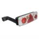 Lampa spate 372x129 cu lampa gabarit LED, 5 functii, cu triunghi, ceata si mers inapoi, 24V, mufa 7 pini, stanga, EASYCONN II, M711421 Mars Lampa spate 372x129 cu lampa gabarit LED, 5 functii, cu triunghi, ceata si mers inapoi, 24V, mufa 7 pini, stanga, EASYCONN II, M711421 Mars