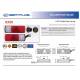 Lampa stop 360x130 cu 7 functii, LED, cu mufa Austrian Blade, Stanga, Sertplas 0350L 
