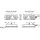 Lampa stop 360x130 cu 7 functii, LED, cu mufa Austrian Blade, Stanga, Sertplas 0350L 