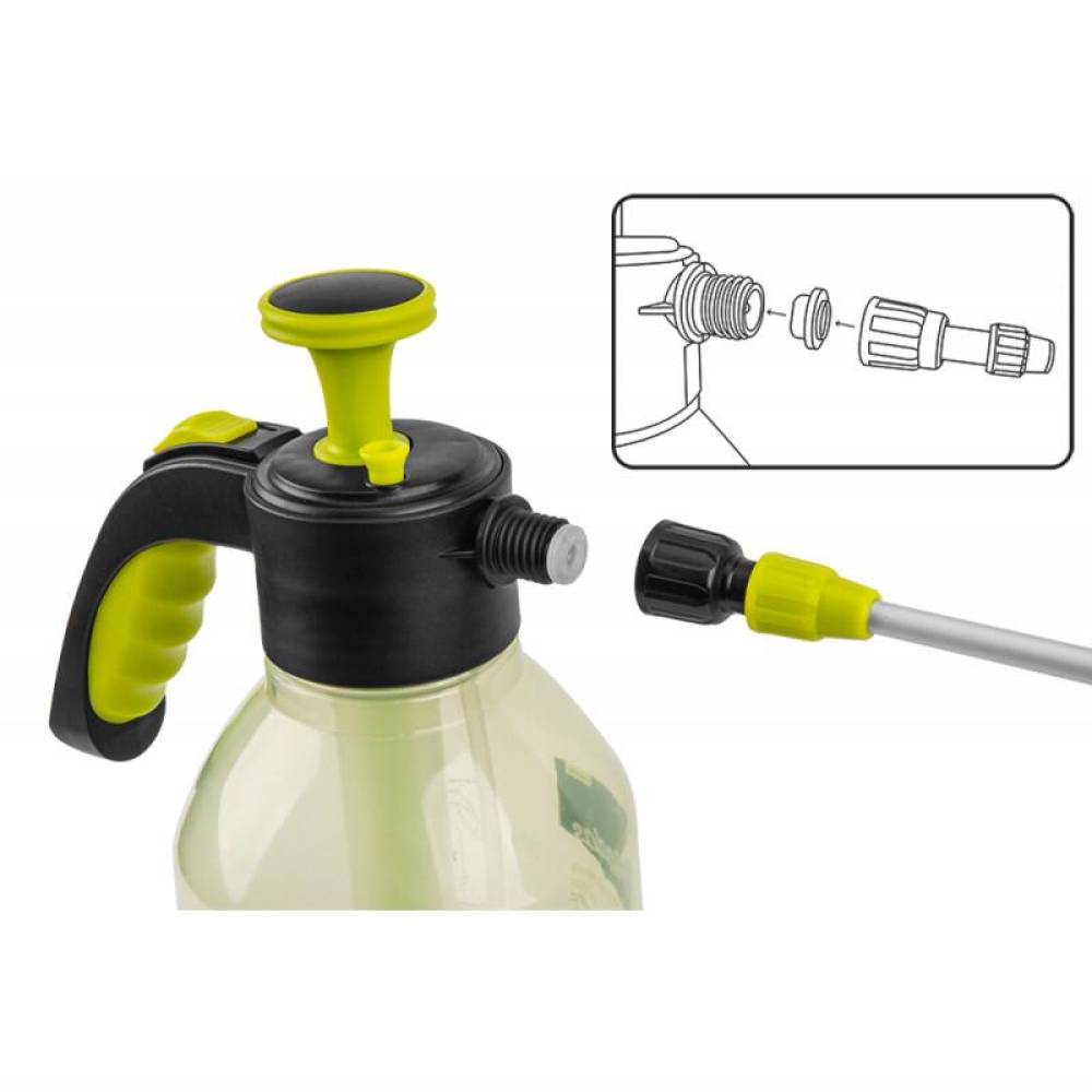 Pompa stropit manuala, atomizor 2L, cu presiune, AquaSprayClear, AS0200CL Bradas 