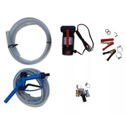 Set pompa electrica transfer motorina, 24V, 180W, 45L/min, mini CPN, cu furtune si pistol, PMP037