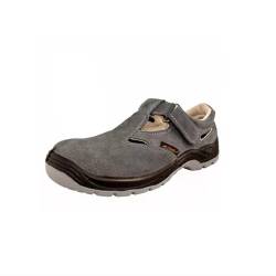 Pantofi de protectie tip sandale, confortabili, cu bombeu metalic, cu talpa antialunecare si rezistenta la ulei, marimea 46, ADR299 Artmas 