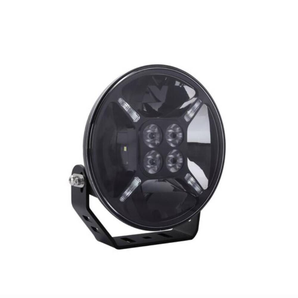 Proiector rotund fi180, LED-uri LG, faza lunga, cu pozitie alba si galbena, 9-36V, 60W, 6000Lm, 5700K, conector DT cu 4PIN, TT.11107