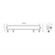 Proiector LED BAR 3in1, 516x58, LED-uri LG, faza lunga, pozitie alba si galbena, 9-36V, 150W, 14000lm, 6000K, conector DT cu 6PIN, Offroad Black, TT.11104