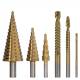 Set 6 burghie, 3 cu tarod, 4-12/20/32mm, 3 burghie fierastrau 3, 6, 8mm, AKC8143 Set 6 burghie, 3 cu tarod, 4-12/20/32mm, 3 burghie fierastrau 3, 6, 8mm, AKC8143