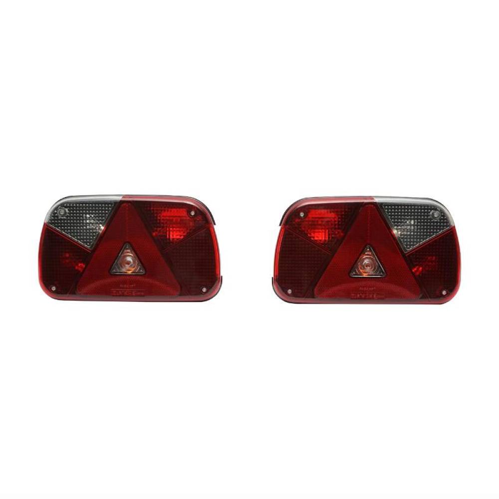 Kit lampi remorca 240x130, 12V, 7 functii, cu triunghi, mers inapoi, ceata si iluminare numar, cablu cu 2 mufe 6pin si stecher 13pin, MT77 Kit lampi remorca 240x130, 12V, 7 functii, cu triunghi, mers inapoi, ceata si iluminare numar, cablu cu 2 mufe 6pin si stecher 13pin, MT77