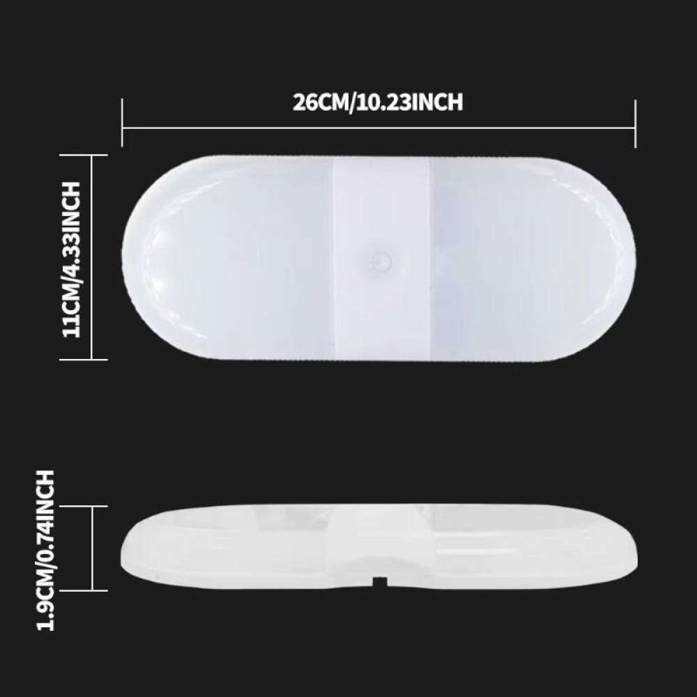 Lampa interior plafon, 266x12mm, LED, 3 moduri de iluminare, 12-24V, 10W, 1800lm, cu comutator tactil, aplicabila, Motorhome Lights Lampa interior plafon, 266x12mm, LED, 3 moduri de iluminare, 12-24V, 10W, 1800lm, cu comutator tactil, aplicabila, Motorhome Lights