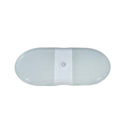Lampa interior plafon, 266x12mm, LED, 3 moduri de iluminare, 12-24V, 10W, 1800lm, cu comutator tactil, aplicabila, Motorhome Lights