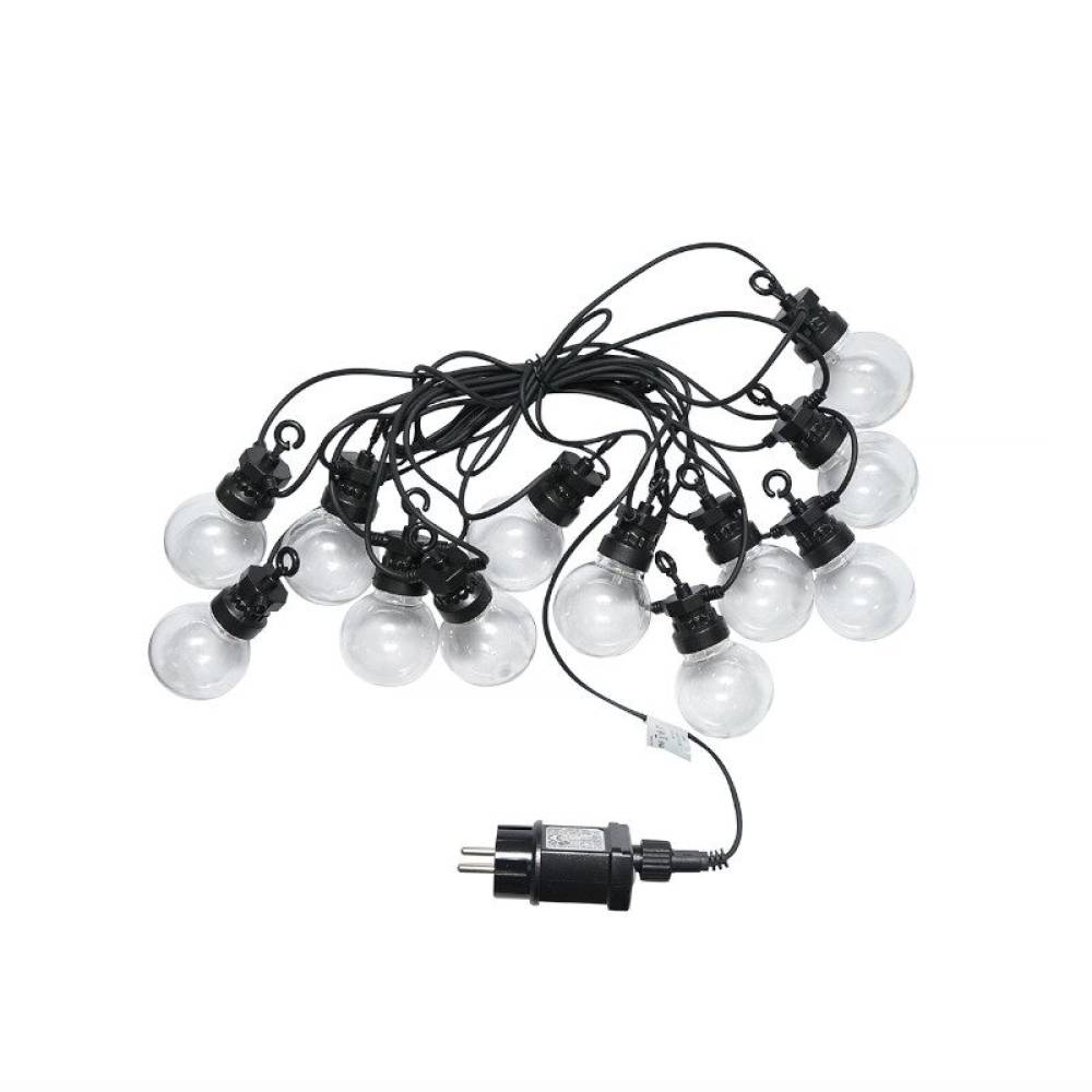 Ghirlanda luminoasa decorativa cu LED, 220V, 12 socluri, cablu 6m, BK69965 Delight