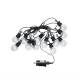 Ghirlanda luminoasa decorativa cu LED, 220V, 12 socluri, cablu 6m, BK69965 Delight