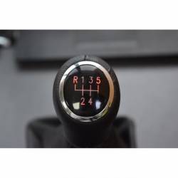 Maner schimbator viteza cu husa, LED, 5 viteze, BMW E46, negru FXBM47