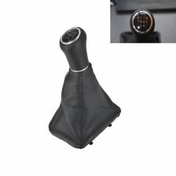 Maner schimbator viteza cu husa, LED, 5 viteze, BMW E46, negru FXBM47