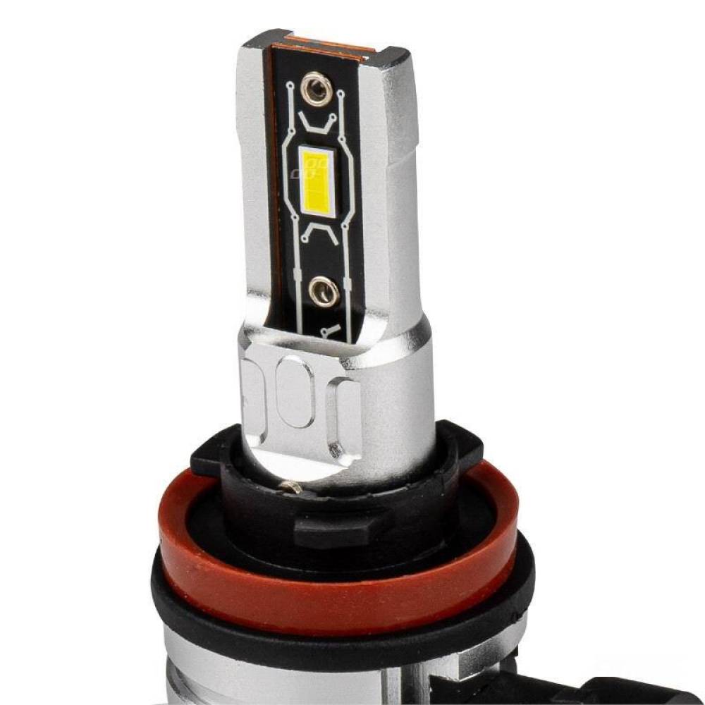 Set 2 becuri H8, H9, H11, H16, LED, 9-32V, 50W, 2225lm, 6500K, H Mini 03333 Amio