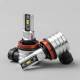 Set 2 becuri H8, H9, H11, H16, LED, 9-32V, 50W, 2225lm, 6500K, H Mini 03333 Amio