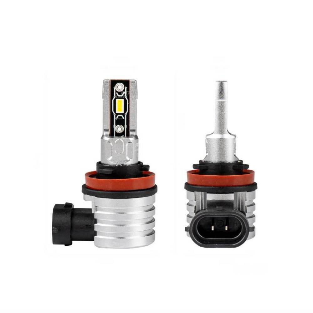 Set 2 becuri H8, H9, H11, H16, LED, 9-32V, 50W, 2225lm, 6500K, H Mini 03333 Amio