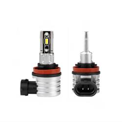Set 2 becuri H8, H9, H11, H16, LED, 9-32V, 50W, 2225lm, 6500K, H Mini 03333 Amio