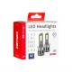 Set 2 becuri  H3, LED, 11-18V, 30W, 2936lm, 6000K, cu radiator, X5 Winger Series, 03944 Amio