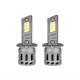 Set 2 becuri  H3, LED, 11-18V, 30W, 2936lm, 6000K, cu radiator, X5 Winger Series, 03944 Amio